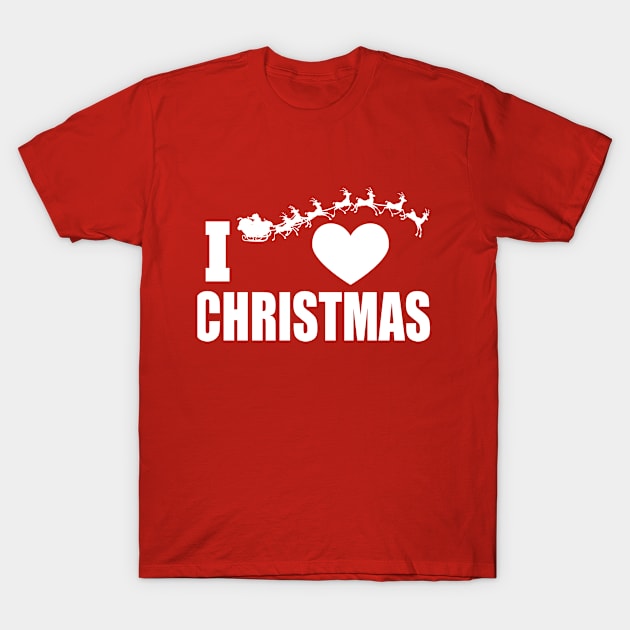 I heart christmas T-Shirt by TshirtsCintia